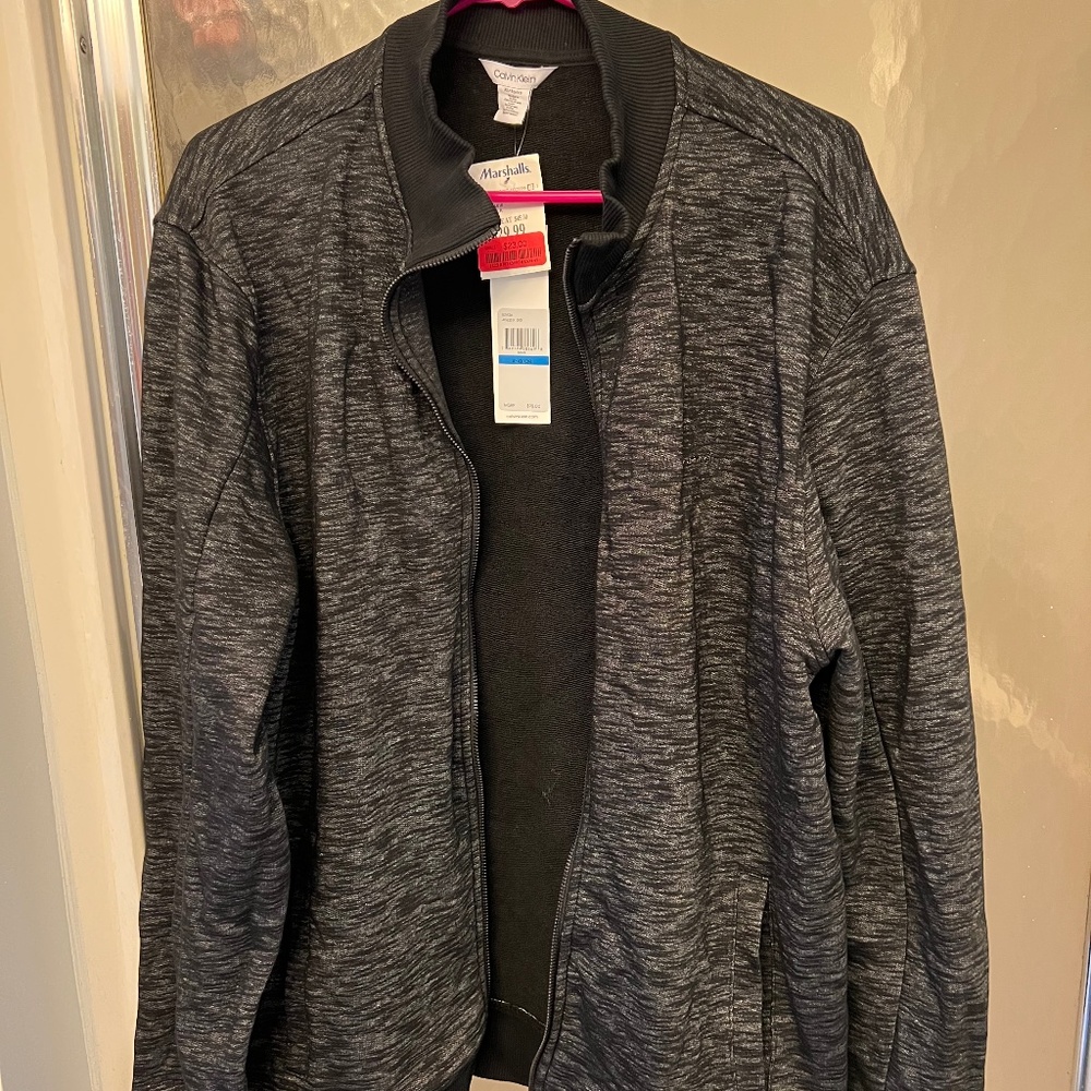 Calvin Klein Zip Up. NWT. XL
